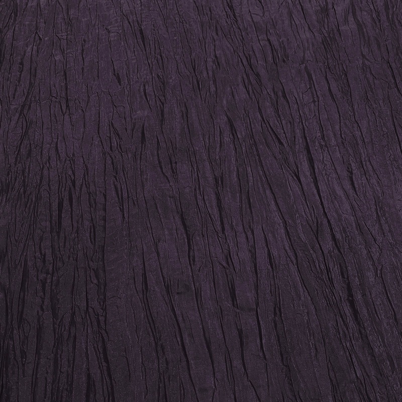 Accordion Taffeta Wholesale Fabric in Raisin