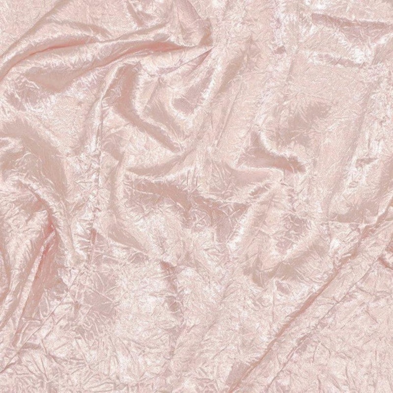 Crush Satin (Bichon) Wholesale Fabric in Rose Powder