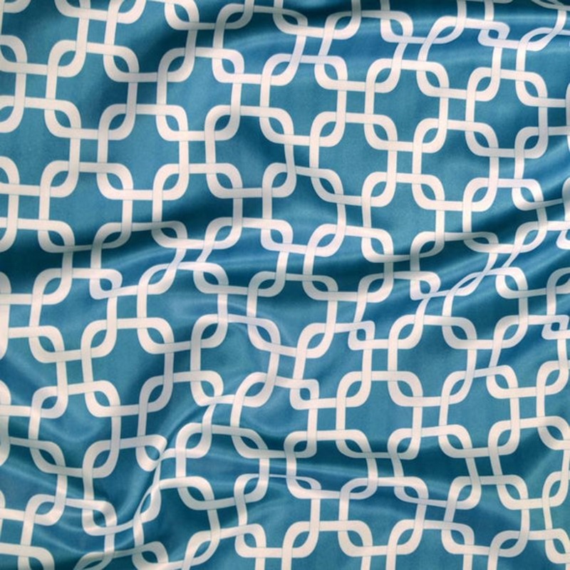 Lynx Print (Lamour) Wholesale Fabric in Teal
