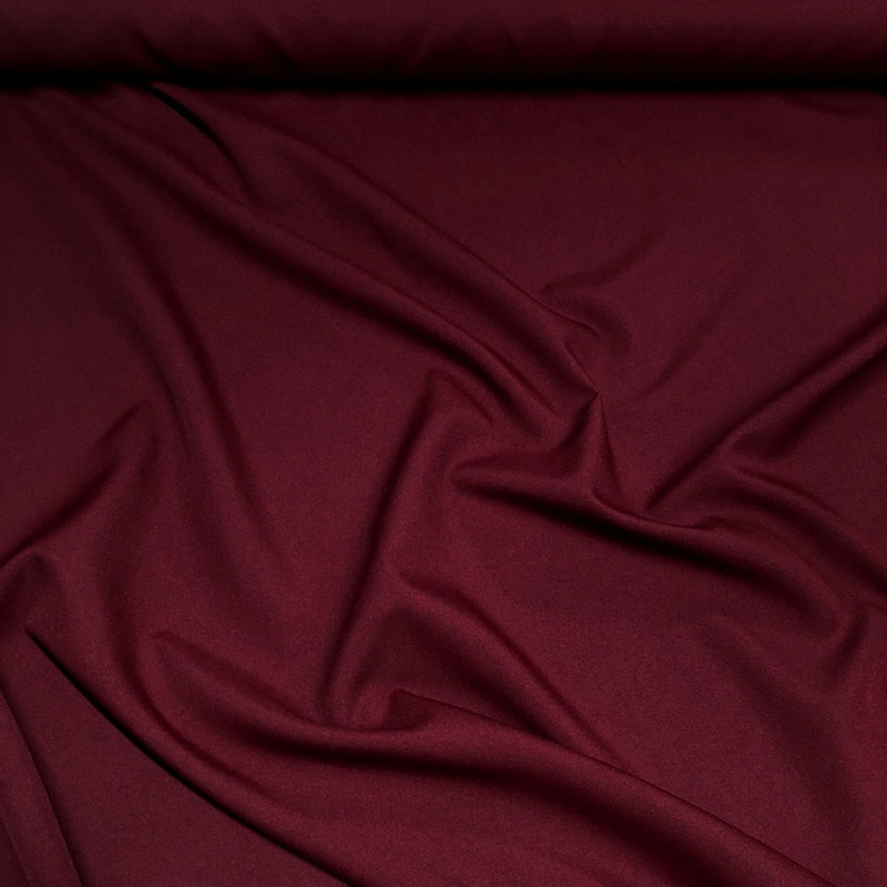 Premium Poly (Poplin) Wholesale Fabric in Burgundy 1232