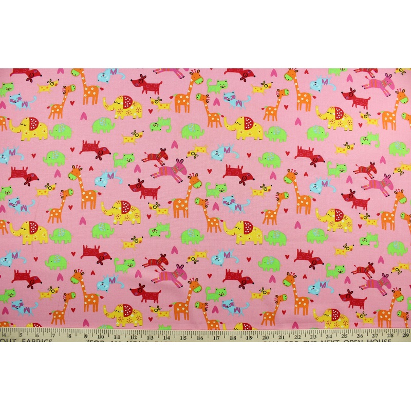 Quilting Menagerie in Pink
