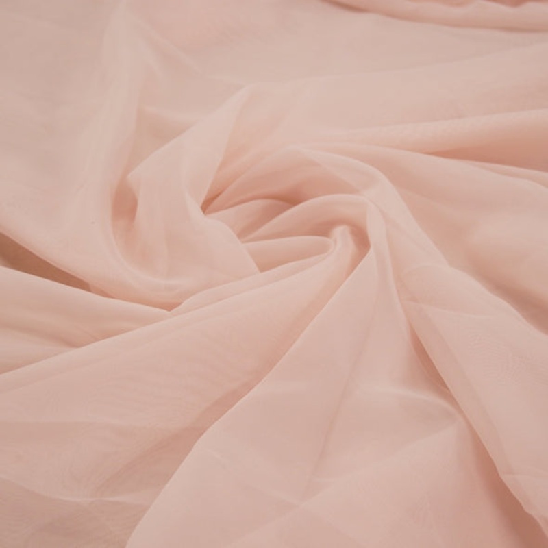 Voile Wholesale Fabric in D Rose 1160