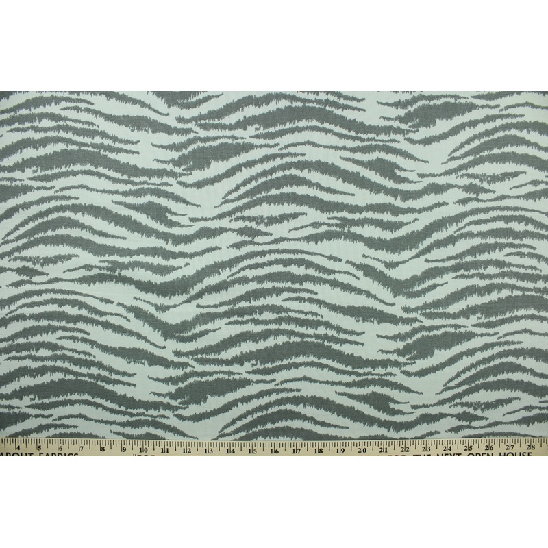 Zebra Print Fabric in Gray