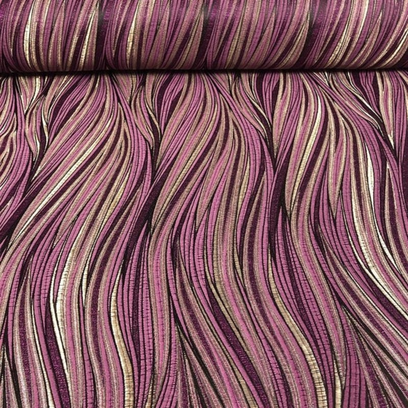 Allure Jacquard Wholesale Fabric in Mauve