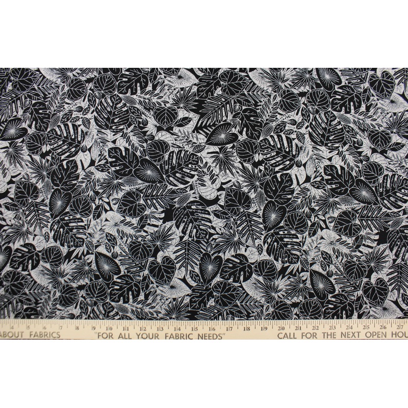 Benartex Monotones in Black