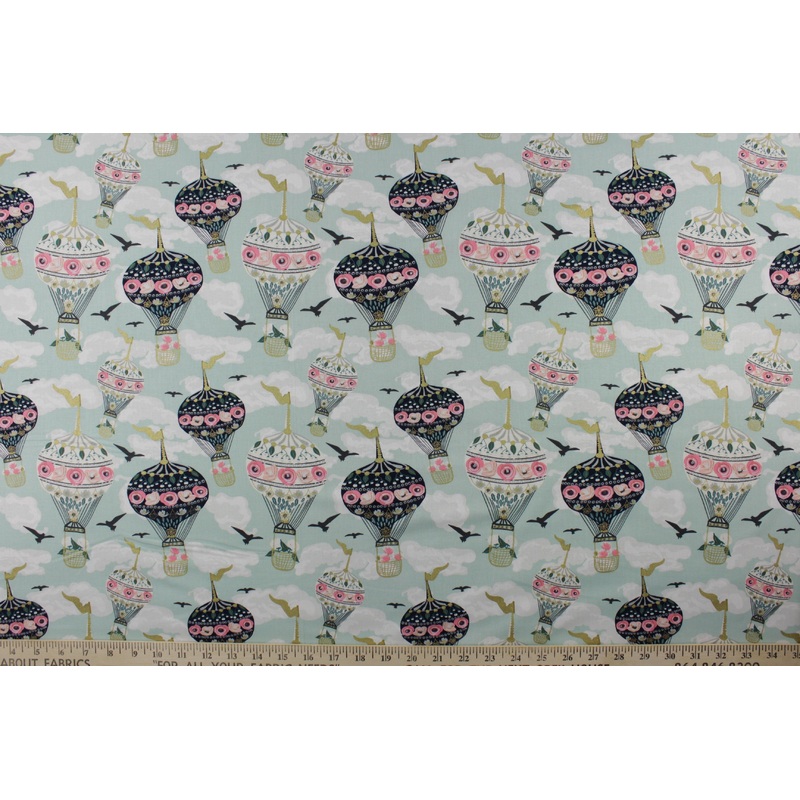 Camelot Fabrics Up Up Away Balloon Fabric