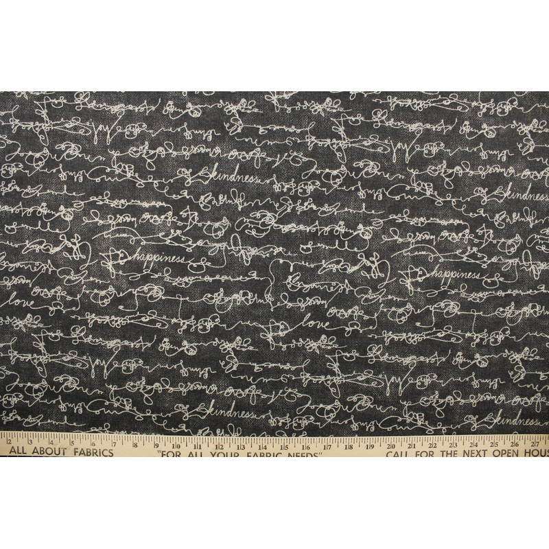 Ellen DeGeneres  Love Script in Charcoal