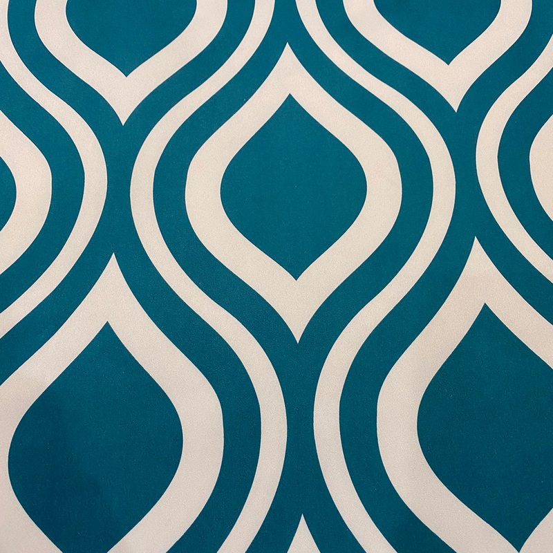 Groovy Print (Lamour) Wholesale Fabric in Jade