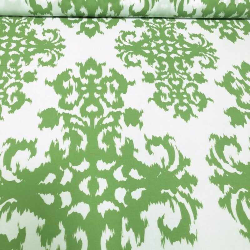 Newport Print (Dupioni) Wholesale Fabric in Avocado
