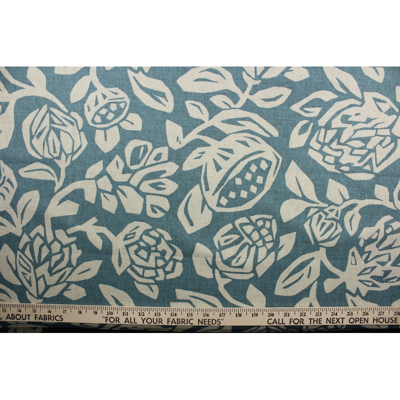 Robert Allen Cutwork Floral in Cove