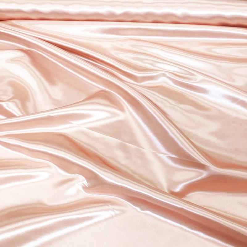 Bridal Satin Wholesale Fabric in Peach 178