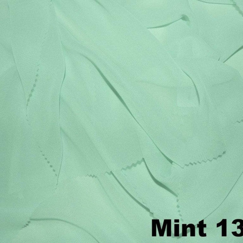 Chiffon Wholesale Fabric in Mint 1320