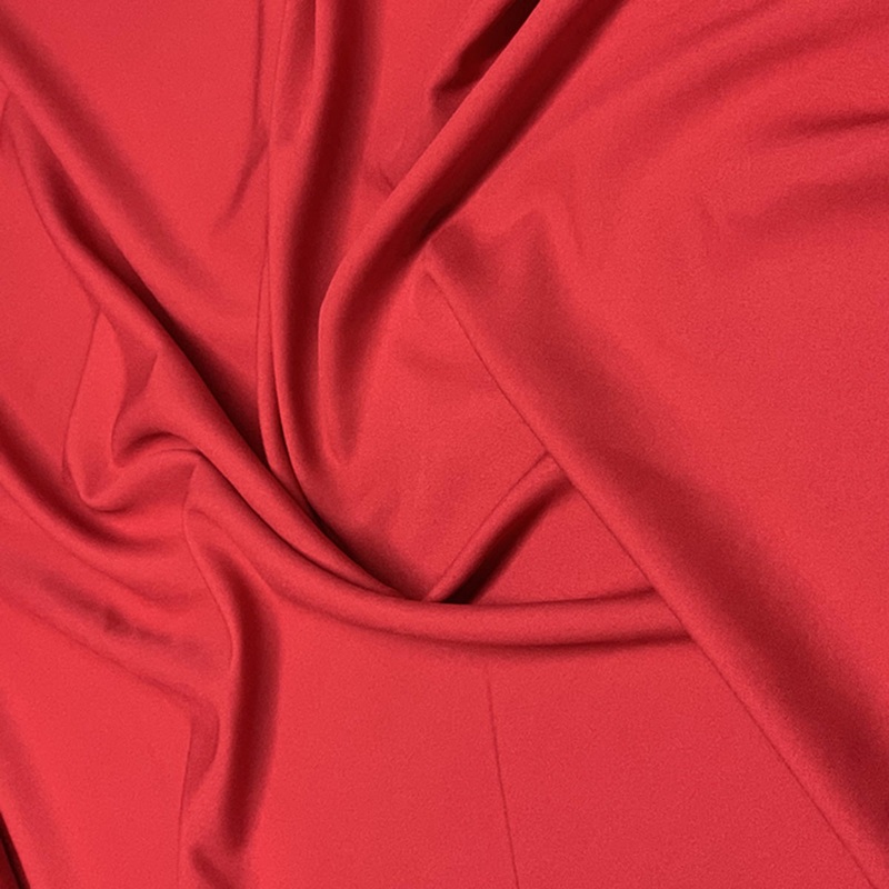 Premium Poly (Poplin) Wholesale Fabric in Red 1191