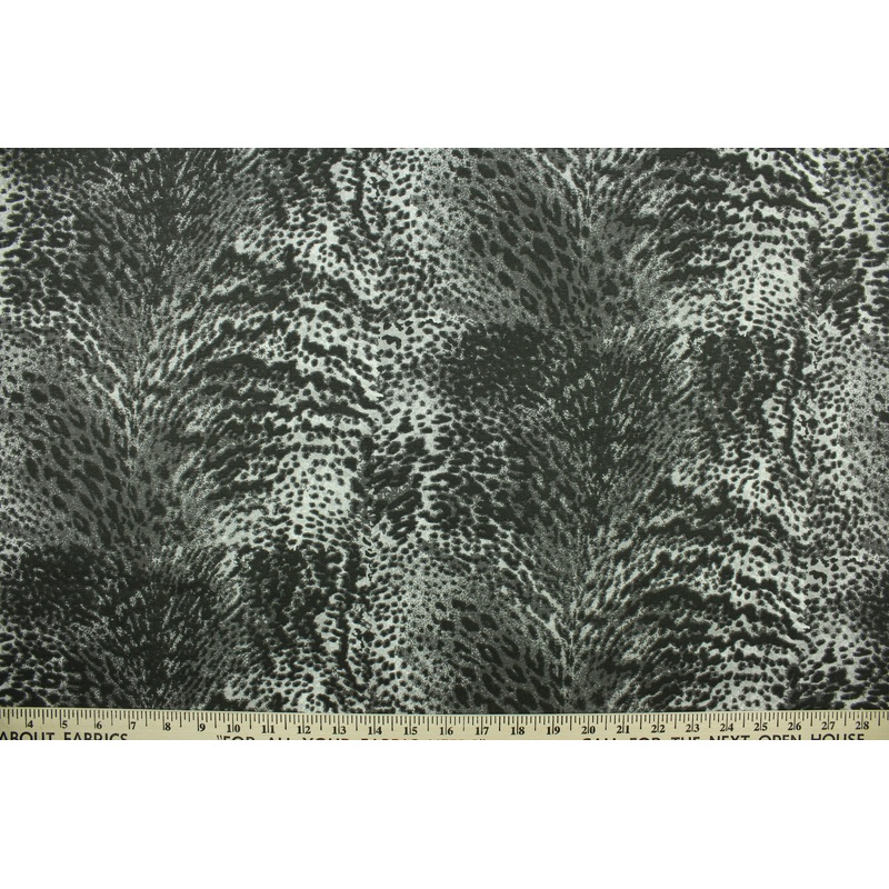 Aquatic Animal Print in Charcoal