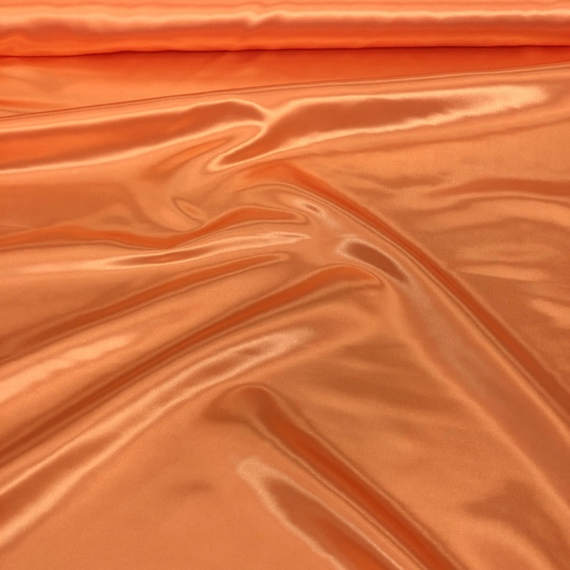 Bridal Satin Wholesale Fabric in Orange 621