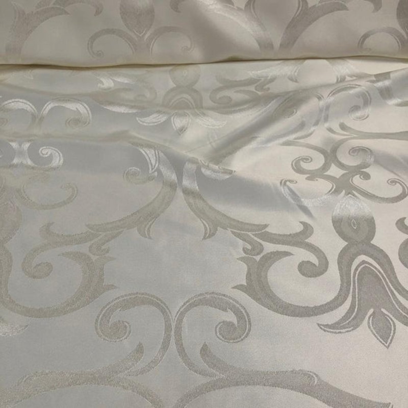Chopin Jacquard Wholesale Fabric in Ivory