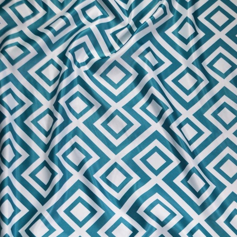 Paragon Print (Lamour) Wholesale Fabric in Teal