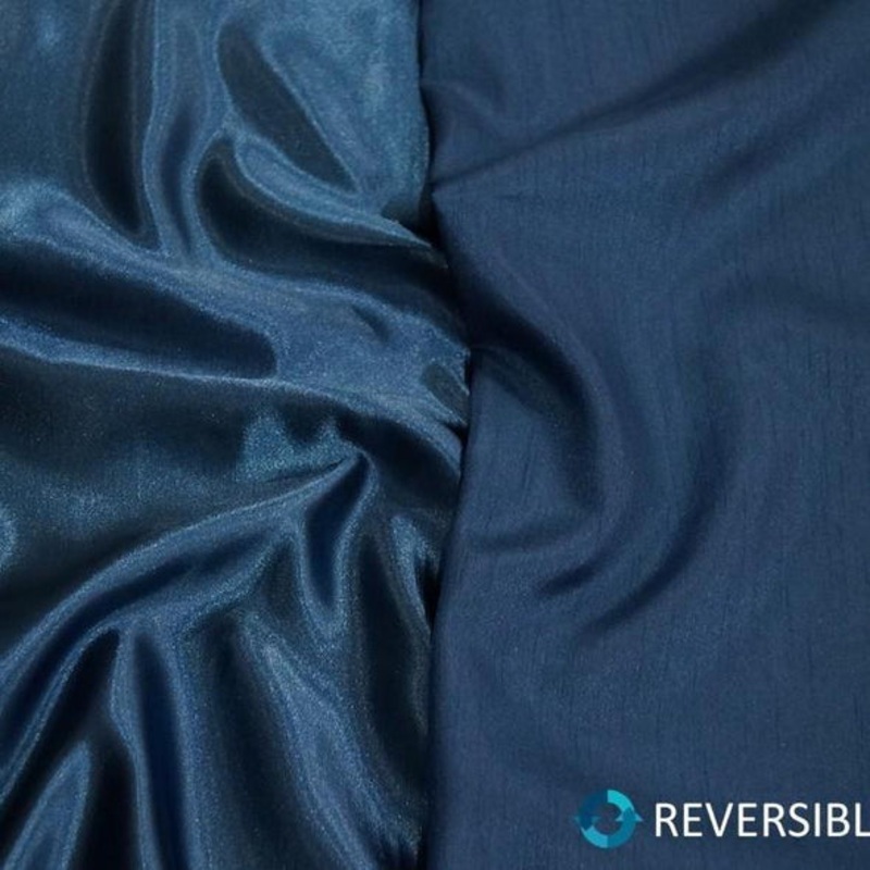 Shantung Satin (Reversible) Wholesale Fabric in Teal