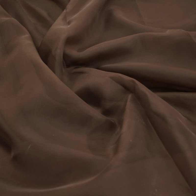 Voile Wholesale Fabric in Brown 1266