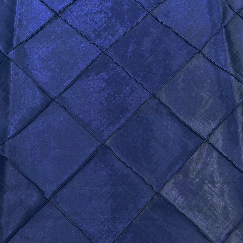 4" Pintuck Taffeta Wholesale Fabric in Navy