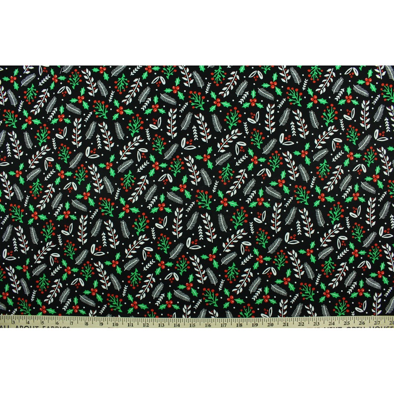 Fabric Editions Woodland Wonders in Black 18201