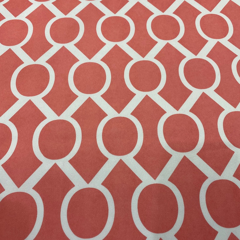 Halo Print (Lamour) Wholesale Fabric in Coral