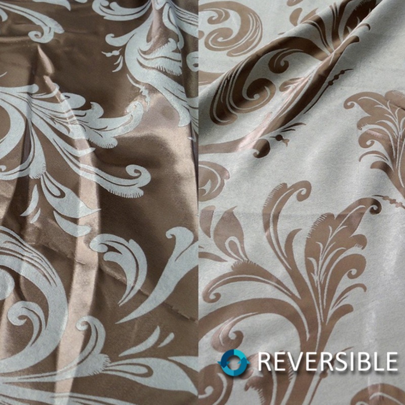 Regal Jacquard (Reversible) Wholesale Fabric in Champagne