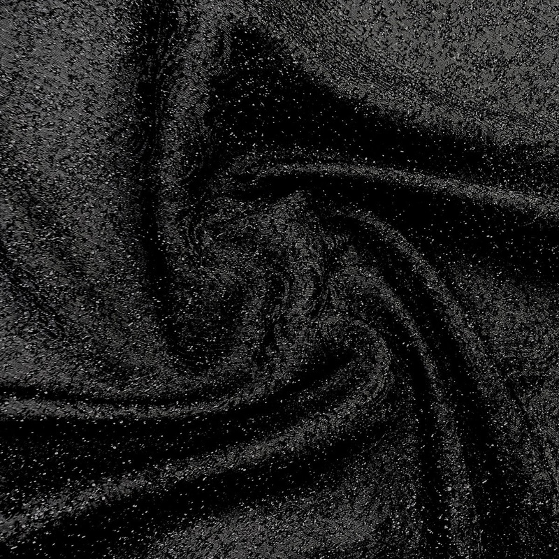 Twinkle Tensil Wholesale Fabric in Black