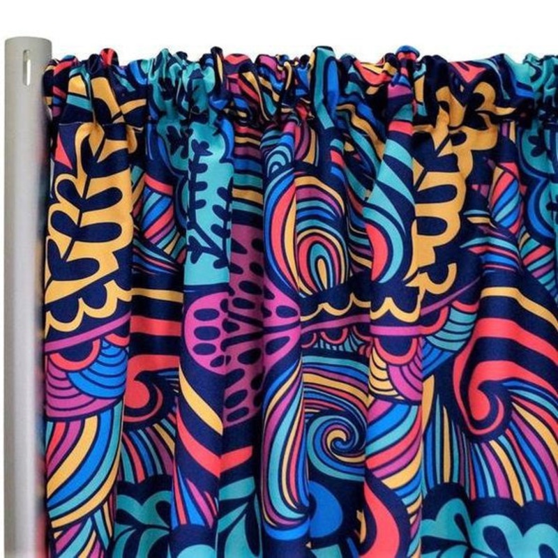 70's Funk (Poly Print) Drapery Panel