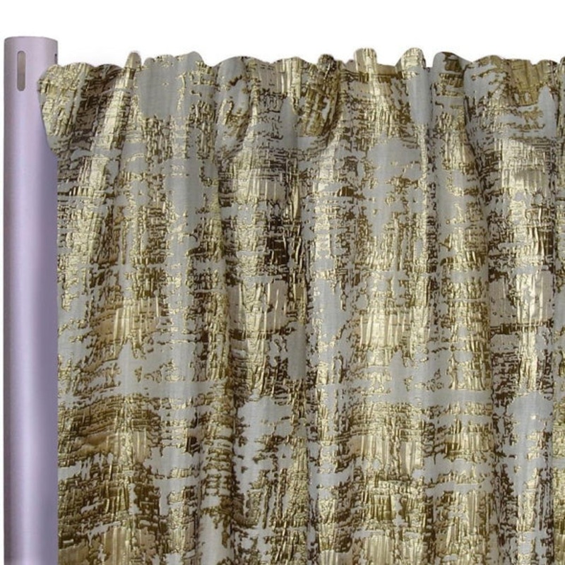 Calypso Jacquard (Reversible) Drapery Panels (110" Wide) / 3 Colors