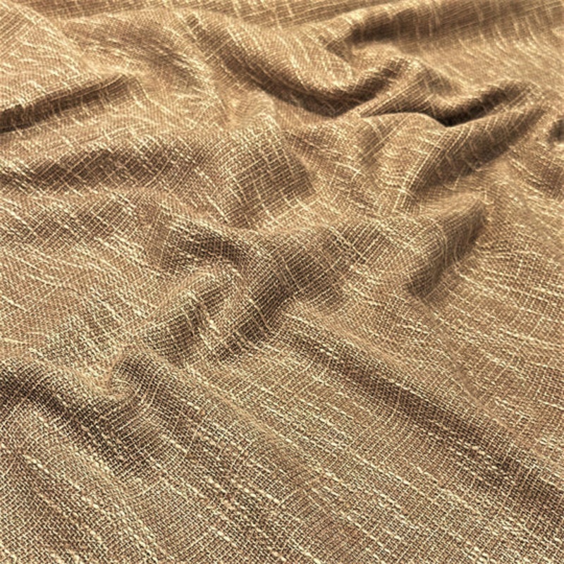 Capri Slub Linen Drapery Panel in Honey