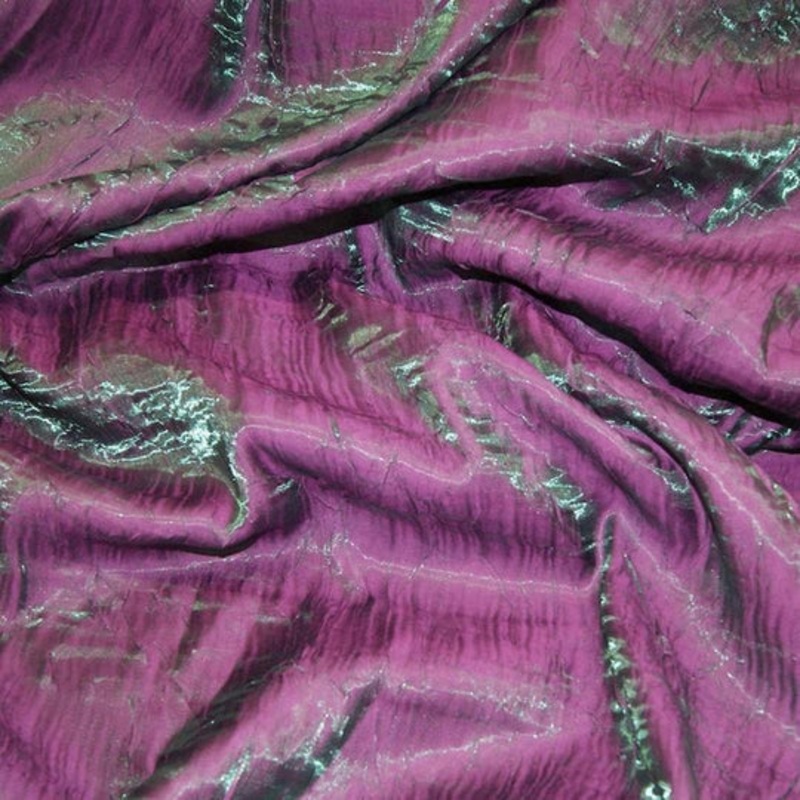Crush Shimmer (Galaxy) Drapery Panel in Magenta 8
