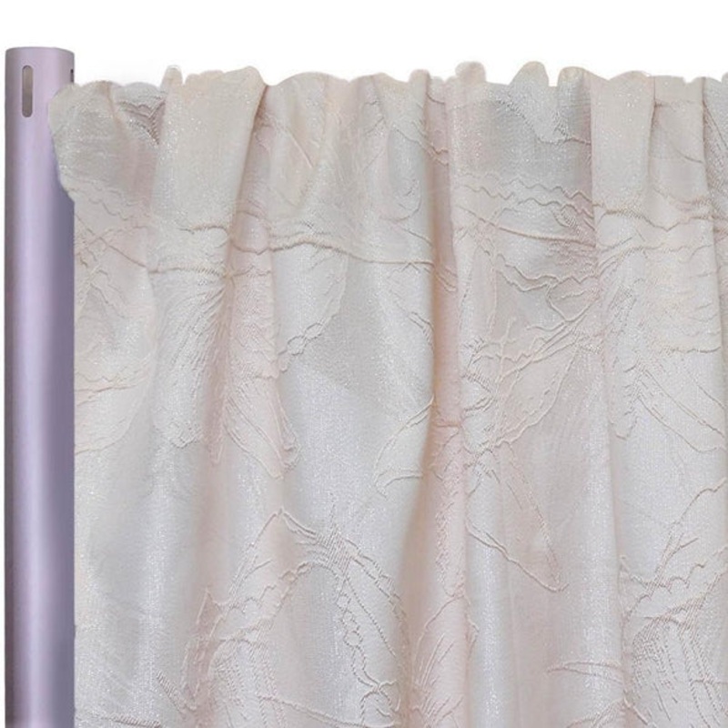 Floral Reef Jacquard Drapery Panels (110" Wide) / 6 Colors