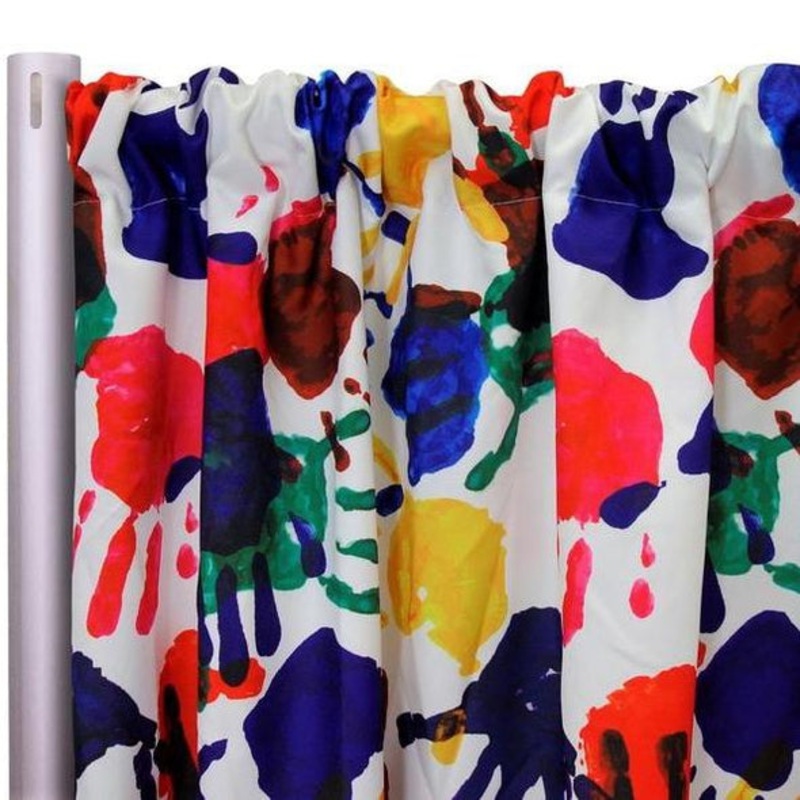 Happy Hands (Poly Print) Drapery Panel
