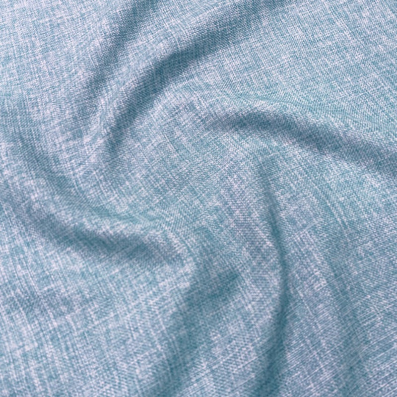 Imitation Burlap Drapery Panel in LT Blue
