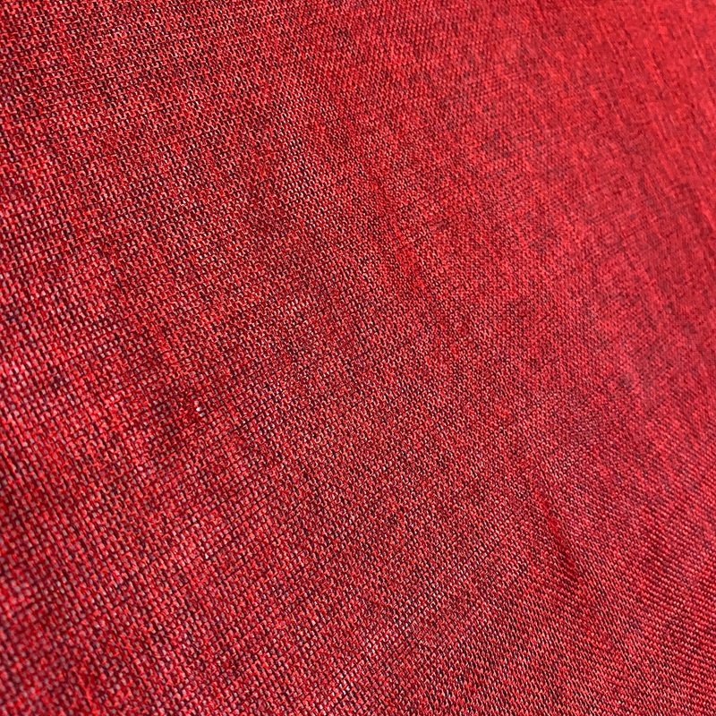 Imitation Burlap Wholesale Fabric in Cranberry