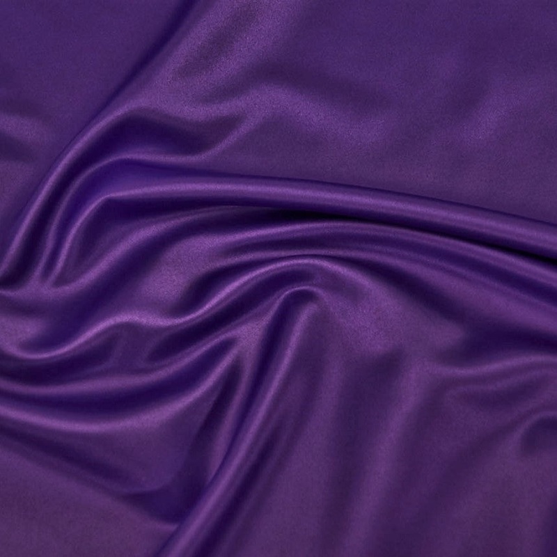 Lamour (Dull) Satin Drapery Panel in Purple 9687