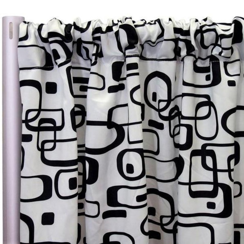 Lamour Prints Drapery Panels (58" Wide) / 7 Colors