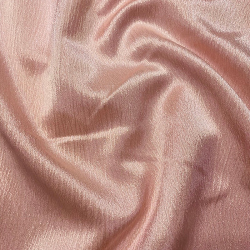 Luxury Satin Drapery Panel in Blush