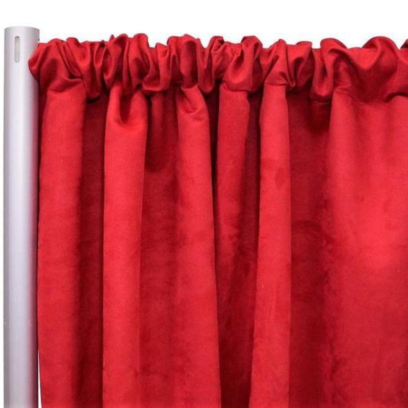 Microfiber Suede Drapery Panels (58" Wide) / 9 Colors