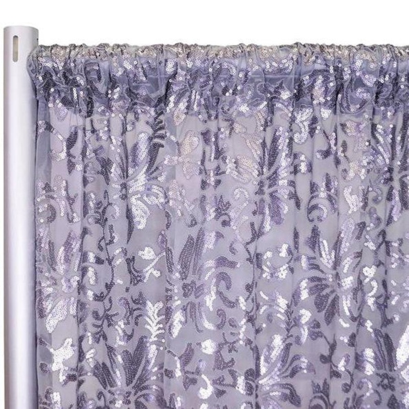 Milan Lace Drapery Panels (54" Wide) / 5 Colors