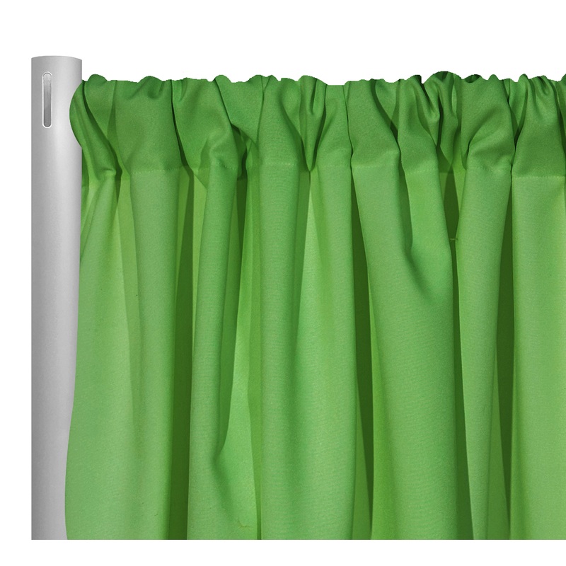 Premium Poly (Poplin) Drapery Panel in Lime 1704