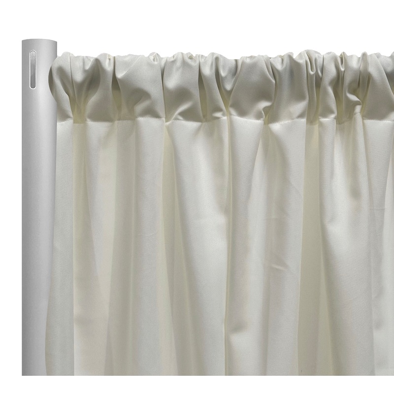 Premium Poly (Poplin) Drapery Panel in Off White 7105