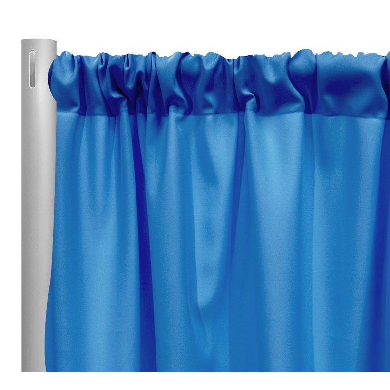 Premium Poly (Poplin) Drapery Panel in Turquoise 1140