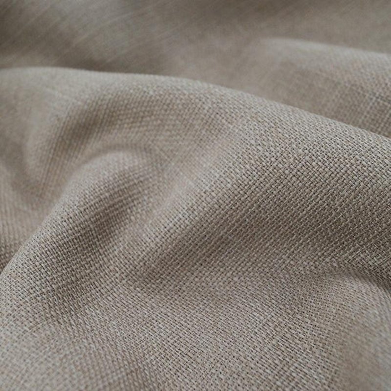 Rustic Linen Drapery Panel in Wheat
