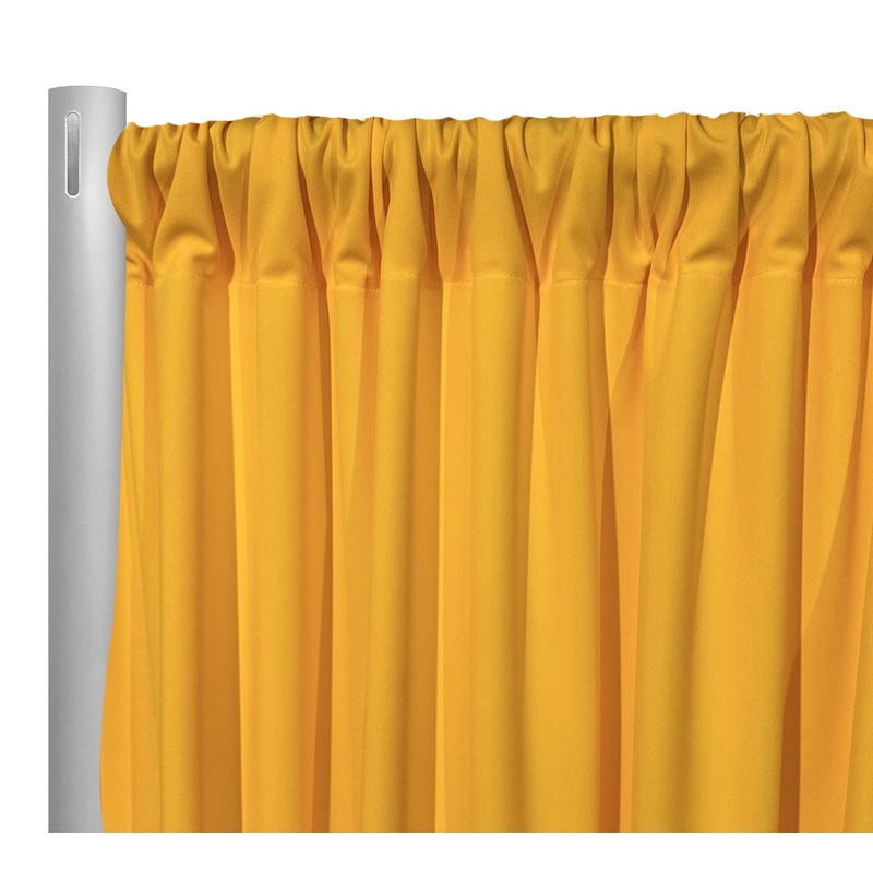 Scuba (Wrinkle-Free) Drapery Panel in Yellow 1900
