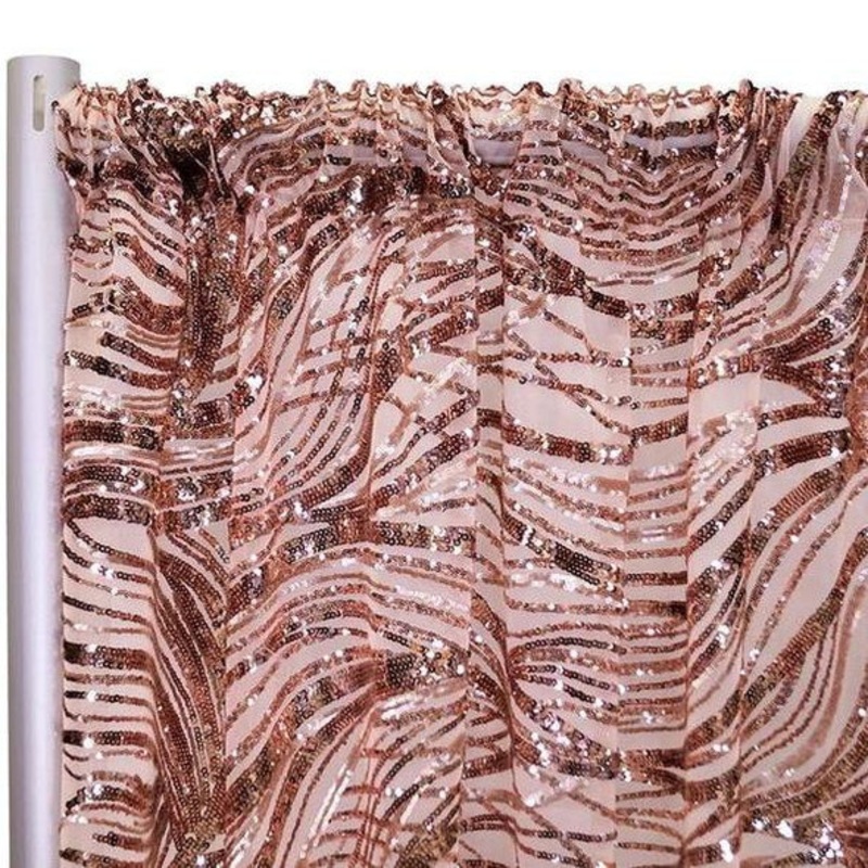 Skyfall Sequins Drapery Panels (51" Wide) / 3 Colors
