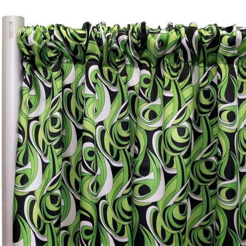 Abstract (Pucci) Drapery Panels (58" Wide) / 7 Colors