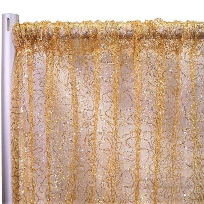 Bedazzle Sequins Drapery Panels (54" Wide) / 13 Colors
