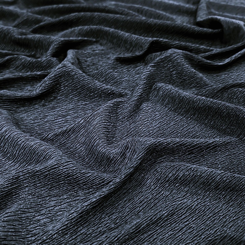 Bella Crepe Drapery Panel in Navy